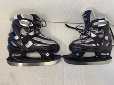 Lake Placid Boys Adjustable Hockey Skates J10-J13 LP104BS NEW, IN BOX