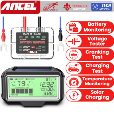 ANCEL BM200Pro 12V KFZ Batterie Monitor Wireless Radio Frequency Batteriewächter