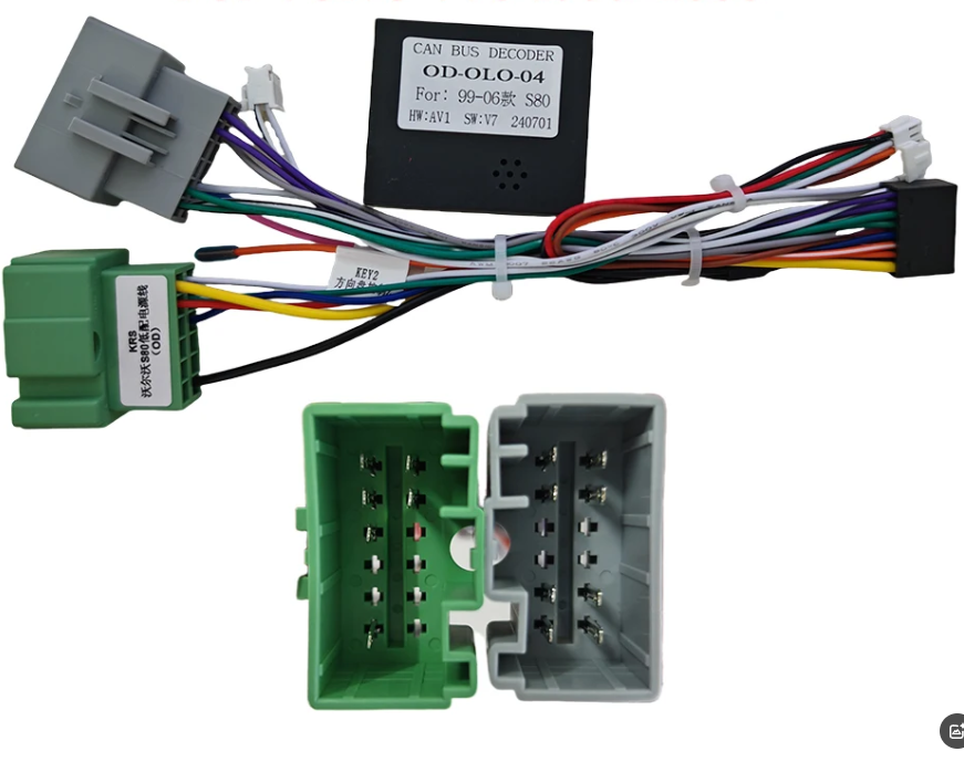 oulovページ Car Wiring Harness Canbus Box Android Radio Power Cable for Volvo