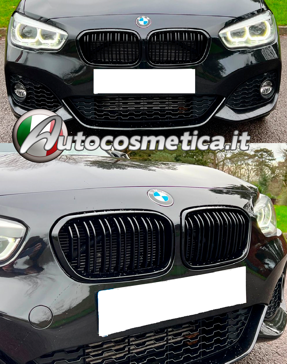 Griglia CALANDRA Anteriore Per AUDI A4 RS4 B8  07-11  | Mascherina Nido D Ape Nero Lucido I65851