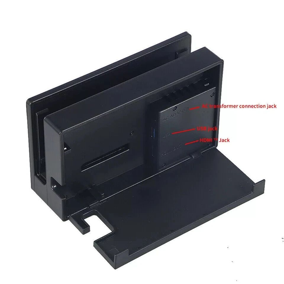 Kit de estaciones base de carga Nintendo Switch adaptador de CA cable de alimentación CABLE HDMI Foto 3 de 4