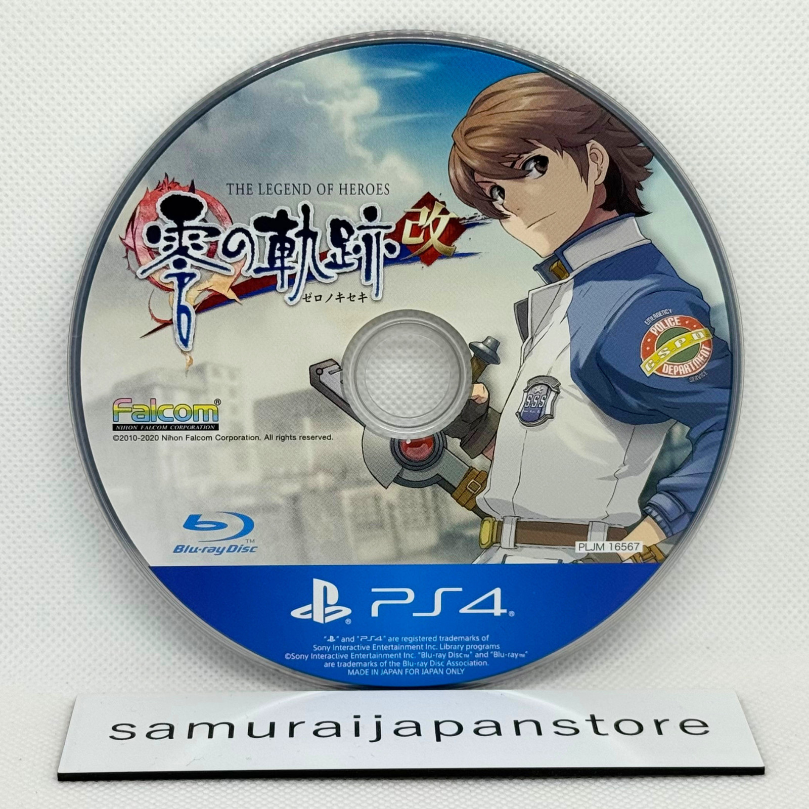 The Legend of Heroes Zero no Kiseki Kai PS4 Japanese ver Tested Used Disc Only