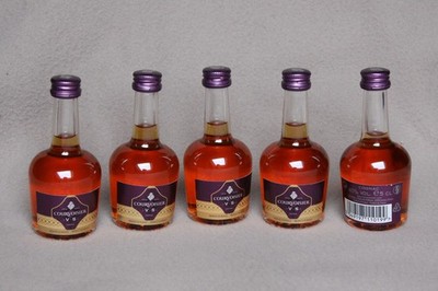 Courvoisier VS - Echter französischer Cognac  - 40%, 5 Flaschen 5cl