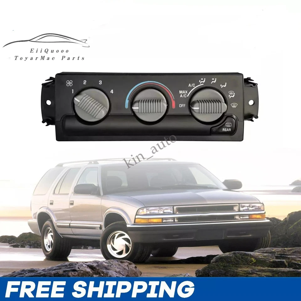 AC Heater Climate Control For 1998 1999 2000 2001 2002 2003 2004 Chevrolet S10 - Image 3 of 4