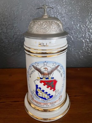 FRANCE 1958-1962 Schmidt Koblenz Bogenstr 103 German Beer Stein Nude Lithophane 