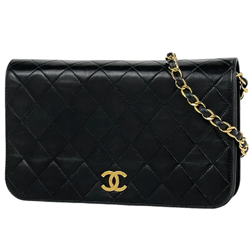 Stock Clearance CHANEL Matelass Single Flap Chain Shoulder Bag Coco Mark Push Lo