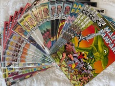 MARVEL FANFARE comic book LOT - 27 Issues - no ads, glossy pages spider-man iron