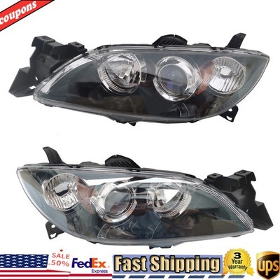 For Mazda?3?Sedan 2004 2005 2006 2007 208 2009 1 Pair Headlights Left+RightSide