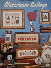 Canterbury Designs: CLASSROOM COLLAGE Cross Stitch Leaflet 4 - A. Austin Newton