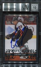 CLAUDE GIROUX signed auto 2008-09 UD YOUNG GUNS ROOKIE CARD RC YG BECKETT 10 BAS