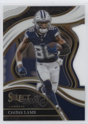 2023 Panini Select Club Level White Prizm Die-Cut /199 CeeDee Lamb #287 1qr7