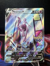 Carta Pokémon TCG Mewtwo v Alt Art Full Art Holo Ultra Rara 072/078 NM