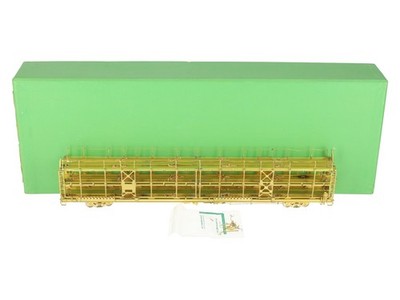 Overland OMI-1326 HO Scale brass Tri-Level Open Auto Rack EX/Box