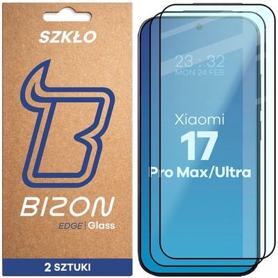 2x Schutzglas für Xiaomi 17 Ultra/17 Pro Max Bizon Displayschutzglas Hartglas