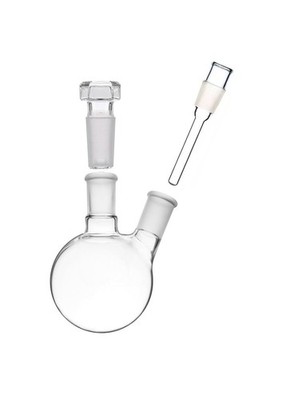 ABGIL Round Bottom Flask with Thermowell & Detachable Thermometer Pocket Adapter
