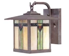 Vintage Tiffany Style Outdoor Wall Lights Stained Glass Corridor Wall Lamps (2)