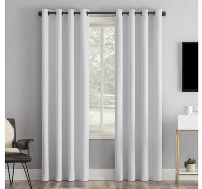 Sun Zero Tonal  Draft Shield Fleece Insulated Blackout Grommet Curtain 50  X 96 