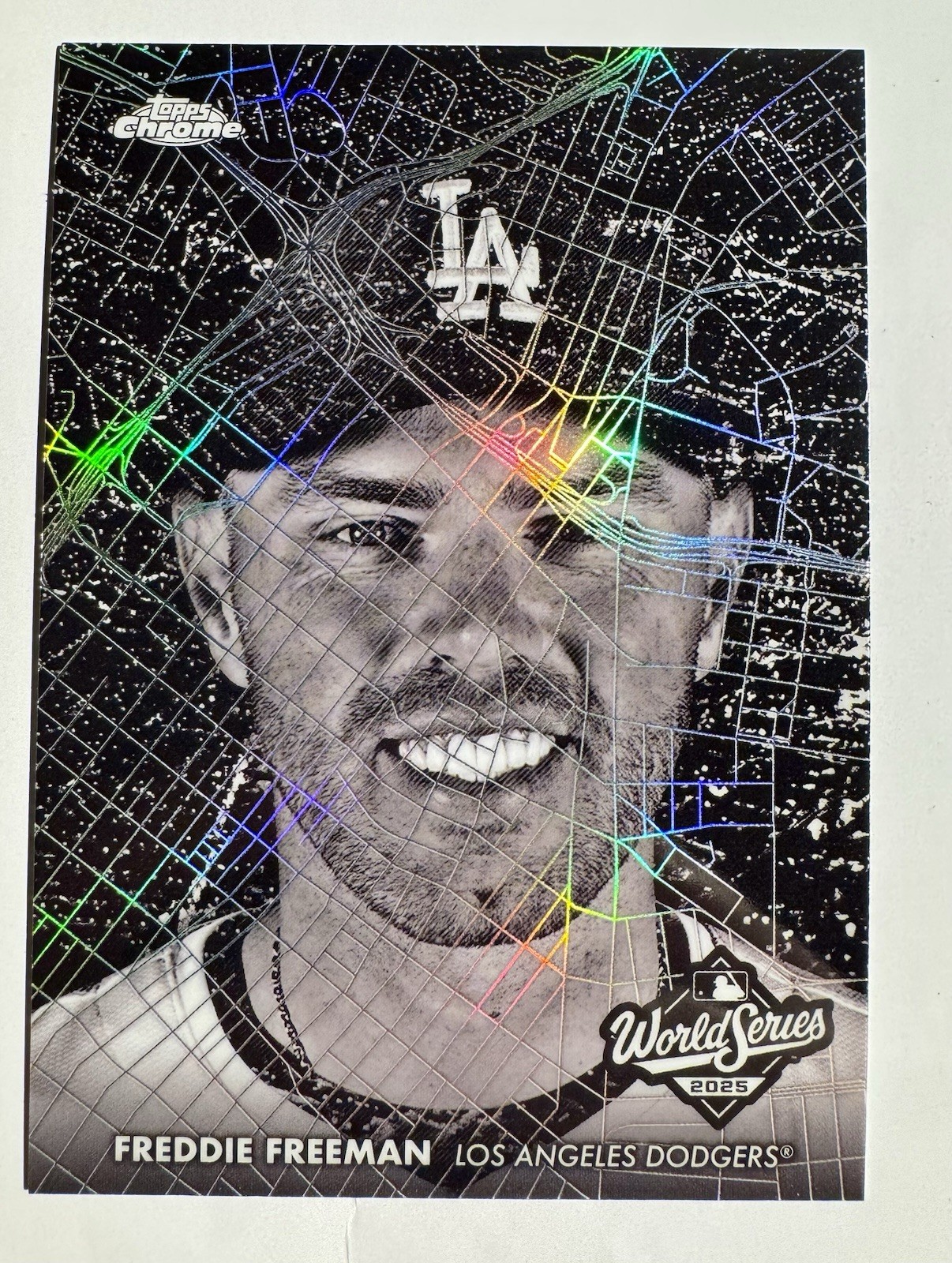 Topps Chrome 2026 Freddie Freeman World Series at Night WSN-3 Dodgers