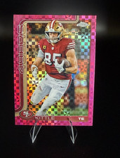 Topps 2025 Chrome George Kittle Pink Refractor #267 San Francisco 49ers