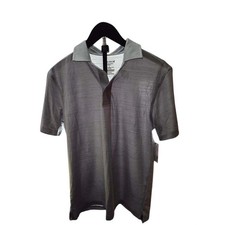 Mens Member's Mark Performance Polo Shirt Light Gray Short Sleeve Size S