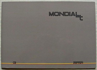 FERRARI MONDIAL T Car Press Pack Media Photos 1989 #545/89 3M/03/89