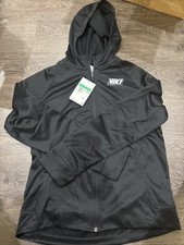 NWT Nike Boys XL Therma Fit Zip Up Hoodie Jacket Black