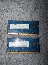 2x Elpida EBJ40UG8EFU5 2GB DDR3 1600 (PC3-12800S) RAM Memory Modules