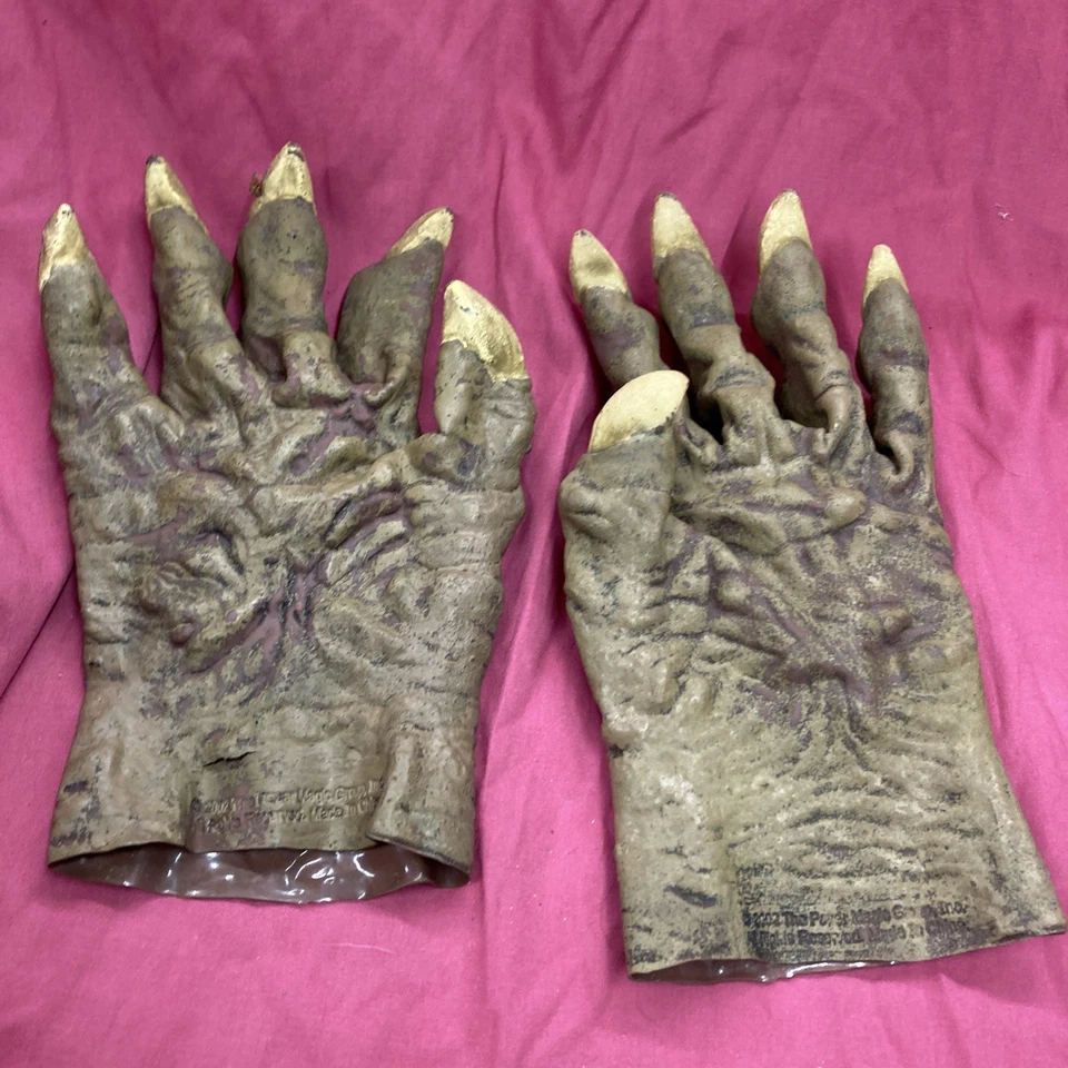 Duende fantasia Halloween adulto luva grupo mágico mãos monstro verde 2002 - Imagem 4 de 4