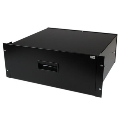 Startech.Com 4 HE 19 Zoll Rack schwarz Stahl Aufbewahrungsschublade