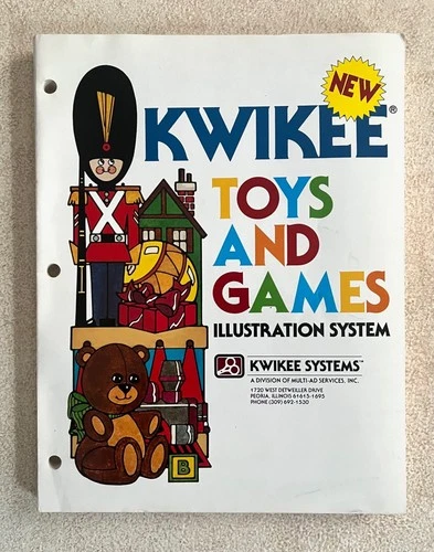 RARE 1985 KWIKEE Toys and Games Illustration System- Kenner Star Wars, Voltron!