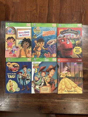Leap Frog Tag Reader 6pc Book Lot Interactive Books Early Reading Childrens