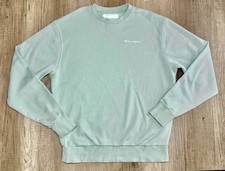 Champion Crewneck Pullover Gr. M Bio-Baumwolle Mint Grün Türkis