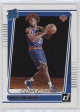 2021-22 Panini Donruss Rated Rookie Miles McBride #224 18la