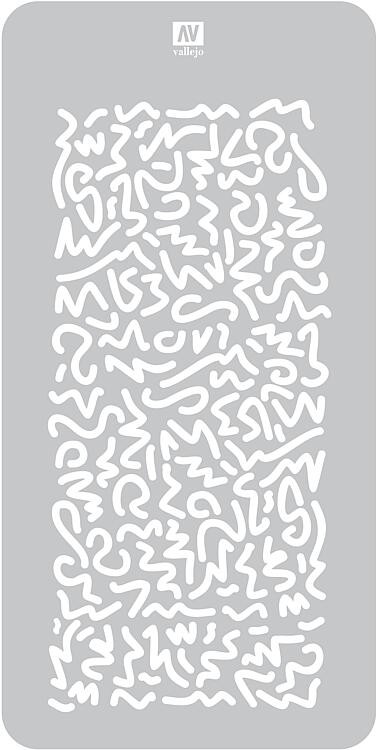 Vallejo ST-CAM001 / 706465 - 1/32 Stencil, Camouflage, Luftwaffe WWII - New