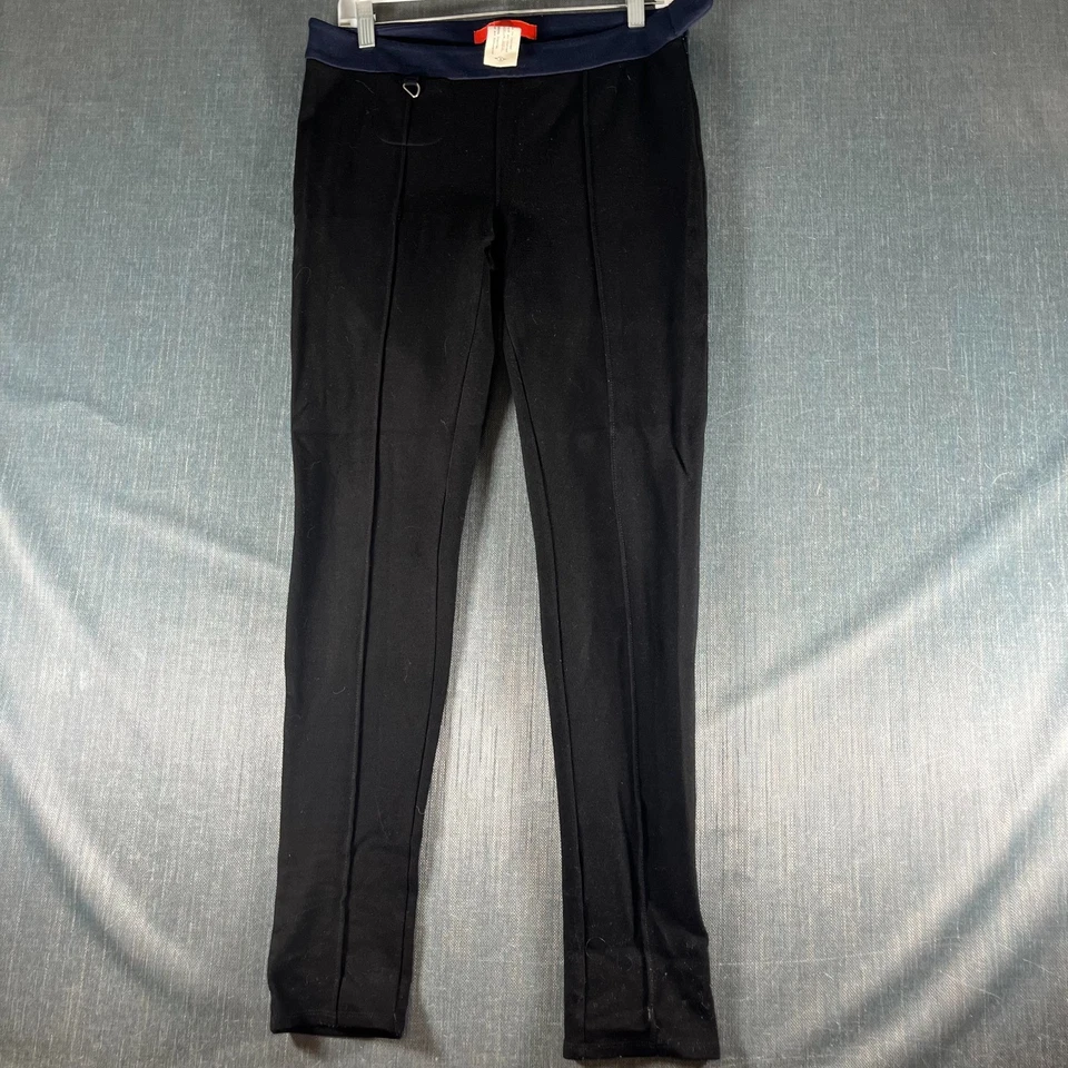 Cartonnier Women's Skinny Pants Size 6 Black Blue Waist Band Rayon Blend - Image 2 of 4