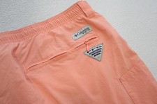 Columbia PFG Swim Trunks Pink Omni-Shade Fishing Shorts 6" INS Mens 2XL