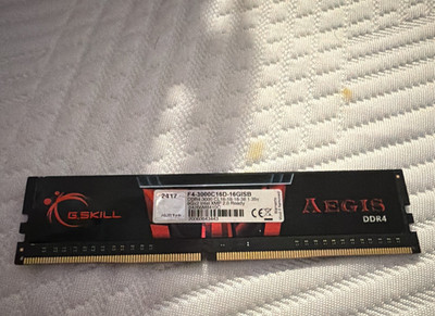 G.SKILL Aegis 16GB (1x8gb) DDR4-3000 PC4-24000 288-Pin DIMM