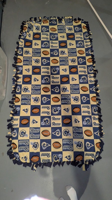 NFL ST LOUIS RAMS QUILT