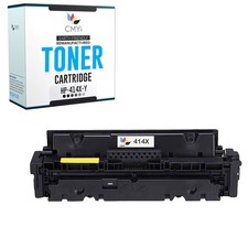 1-Pack Replacement 414X Yellow Toner Cartridge for HP Color LaserJet Pro M454dw