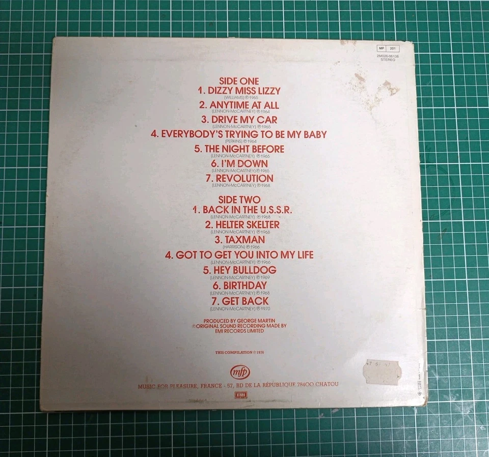 The Beatles – Rock 'N' Roll Music Vol. 2 - LP - 33T - Fra 1980 - VG+ - Photo 2/3