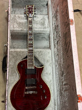 ESP LTD Deluxe EC-1000 Red 6-String Right-Handed 24-Fret Solid Body w/ Case