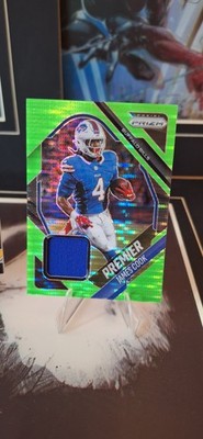 James Cook- Panini Prizm Patch 2025 NFL Trading Cards - Buffalo Bills