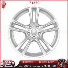 For 2009-2017 Bmw 5-series 7-series Replacement Wheel 20 Silver Rear Rim 71380