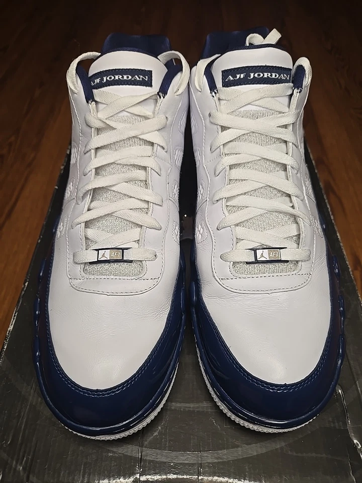 Nike Air Jordan Fusion 9 LS Midnight Navy 2009 Talla 16 Muy Rara Talla Usada Dos Veces Foto 2 de 4