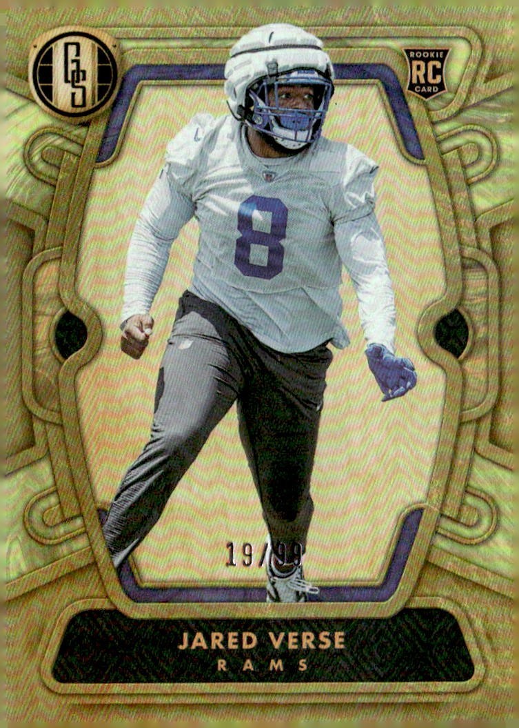 JARED VERSE 2024 GOLD STANDARD ROOKIE RC  /99 !! 🔥🔥 LA RAMS / FLORIDA STATE
