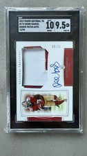 2019 National Treasures Deebo Samuel Rookie Patch Auto RPA /99 SGC 9.5
