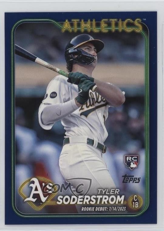 2024 Topps Update Rookie Debut Royal Blue Tyler Soderstrom #US116 uk2