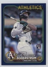 2024 Topps Update Rookie Debut Royal Blue Tyler Soderstrom #US116 uk2