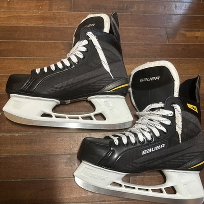 Size 12.5 - Bauer Men s Supreme S140 Ice Hockey Skates Black 7R - EXCELLENT COND