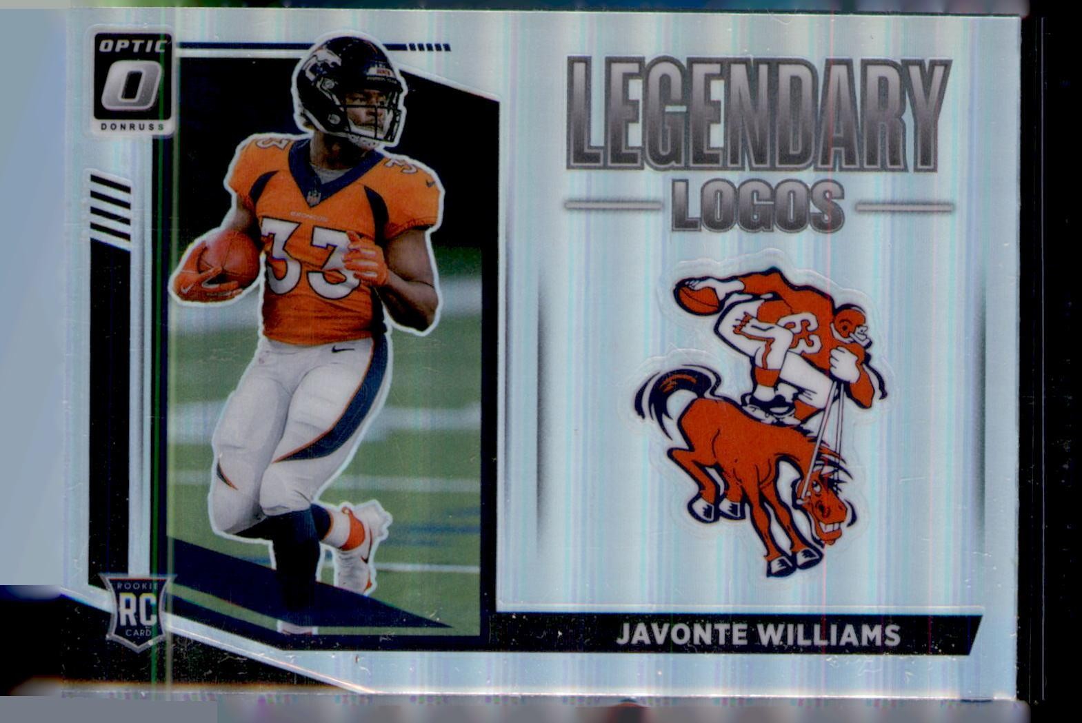 2021 Donruss Optic #LL-6 Javonte Williams Legendary Logos